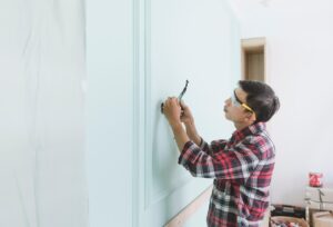man, worker, working, home, maintenance, safety, repair, photography