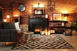Cozy living room with multi-source layered lighting eliminating harsh shadows
