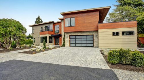 Contemporary style home in Bellevue, WA, Northwest, USA